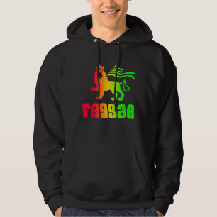 Reggae Rasta Lejon Hoodie