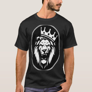 Reggae rasta lejont lejont med krona Jah lejon Jud T Shirt
