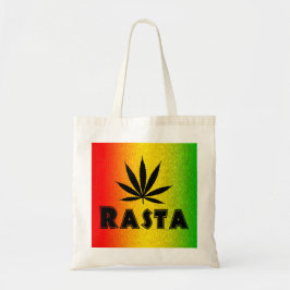 Reggae Rasta Löv Jamaican Jamaica Budget Tote Bag Tygkasse