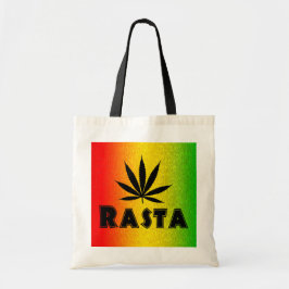 Reggae Rasta Löv Jamaican Jamaica Budget Tote Bag Tygkasse