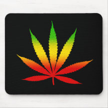 Reggae Rasta Löv Rastafarian Jamaican Mousepad
