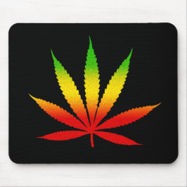 Reggae Rasta Löv Rastafarian Jamaican Mousepad Musmatta