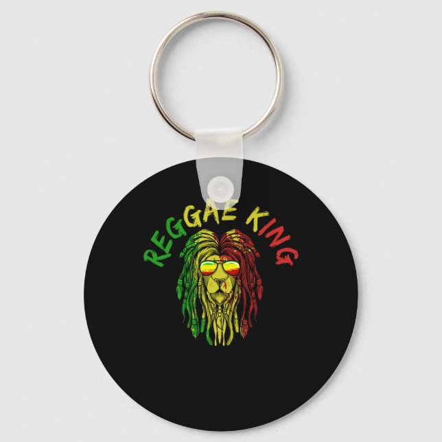 Reggae Rasta Rastafari Nyckelring (Framsida)