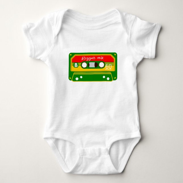 Reggae Rastafarian Färg Mix tape Tee Shirt (Framsida)