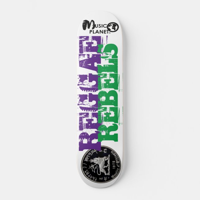 REGGAE-REAKTIONärer Skateboard (Framsida)