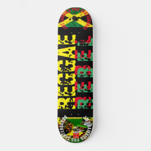 REGGAE REBEL 8 1/4-tums Skateboard-däck Mini Skateboard Bräda 18,5 Cm