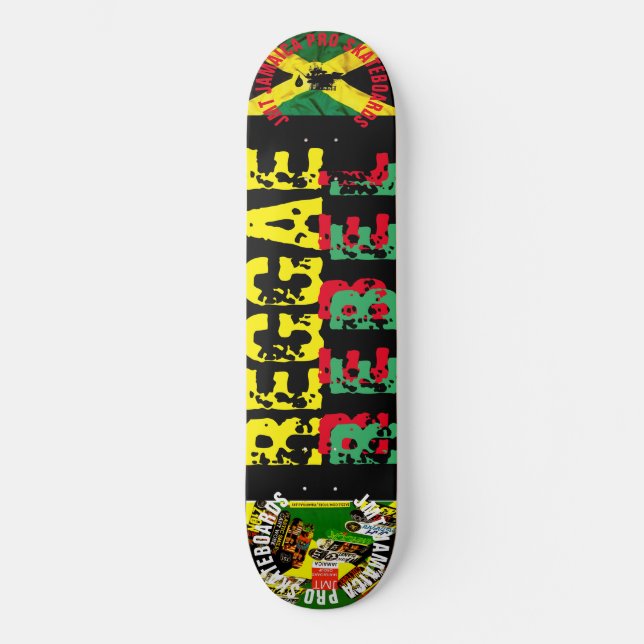 REGGAE REBEL 8 1/4-tums Skateboard-däck Mini Skateboard Bräda 18,5 Cm (Framsida)