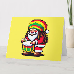 Reggae Rhythms med jultomten - julklapp Kort