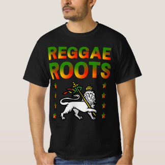 REGGAE ROOTS RASTA LION DE JUDA T SHIRT