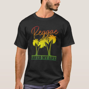 Reggae Saved My Life Jamaica Retro Vintage Rasta T Shirt