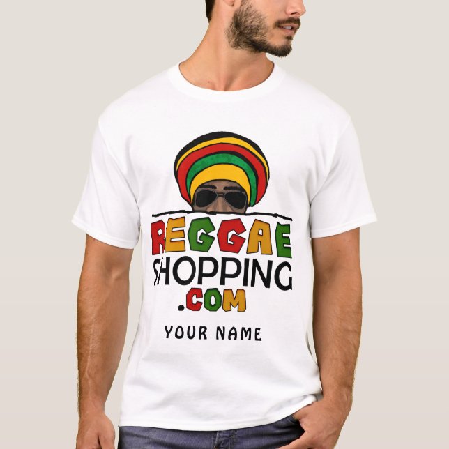 Reggae Shopping T Shirt (Framsida)