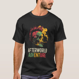 Reggae Skull Rasta - Music Rastafarian Afterworld T Shirt