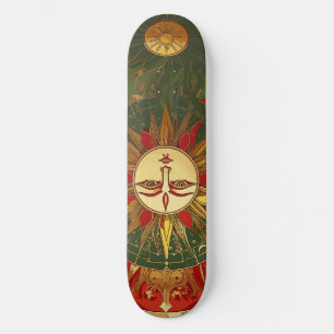 Reggae Sol Kung Mini Skateboard Bräda 18,5 Cm