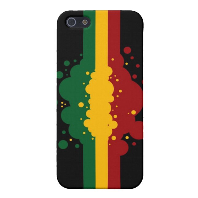 Reggae Splat 4 iPhone 5 Skydd (Baksidan)
