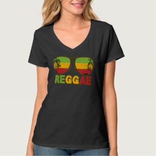 Reggae Sunglasses Rastafari Rasta Jamaica Reggae M T Shirt