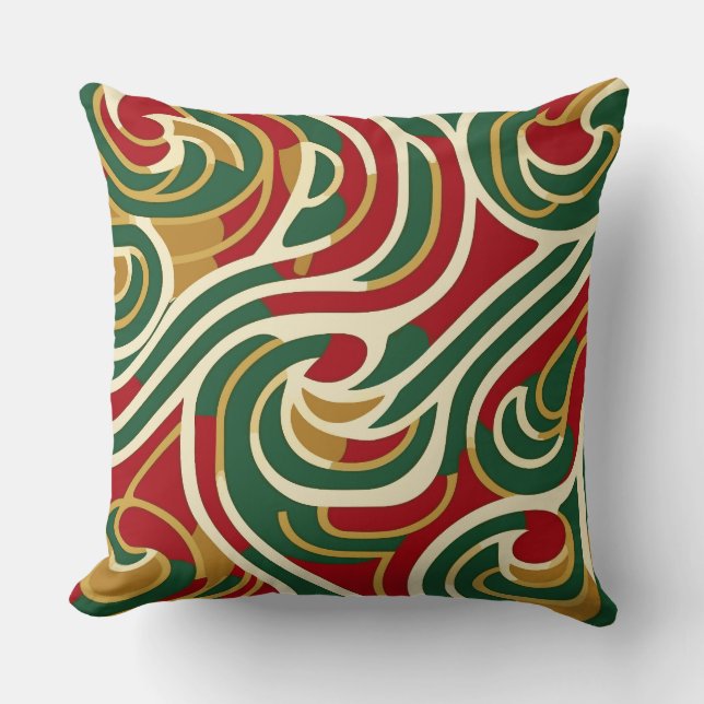 Reggae Tribal Pop Art Kudde (Framsida)
