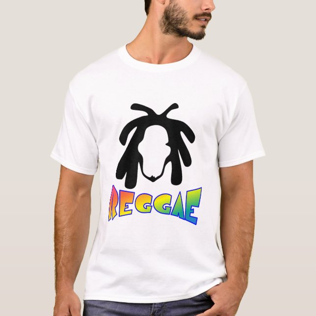 Reggae - VIT T Tröja (Framsida)