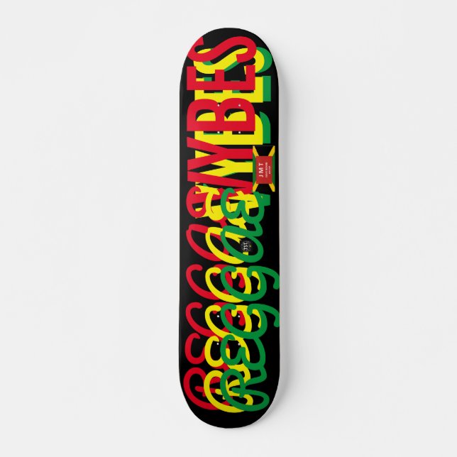 REGGAE VYBZ JMT 7 3/4-tums Skateboard Deck (Framsida)