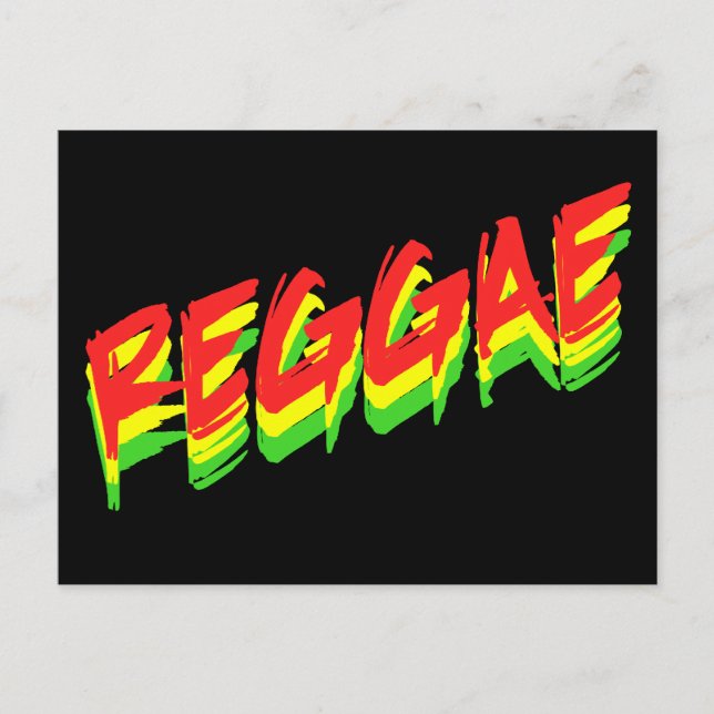 Reggae Vykort (Framsida)