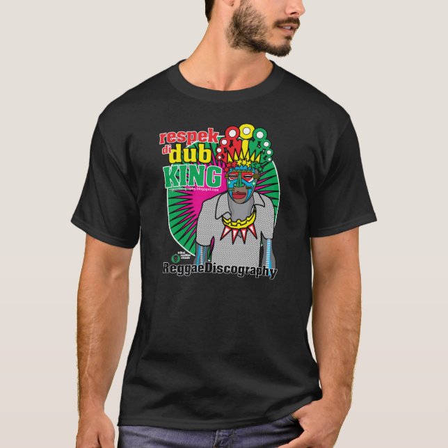 ReggaeDiscography DubKing Tee Shirt (Framsida)