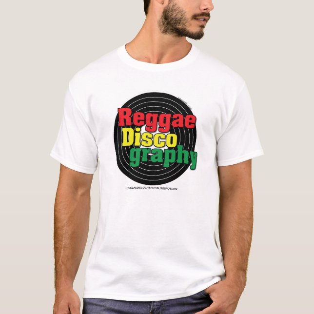 ReggaeDiscographyvinyl T-shirt (Framsida)