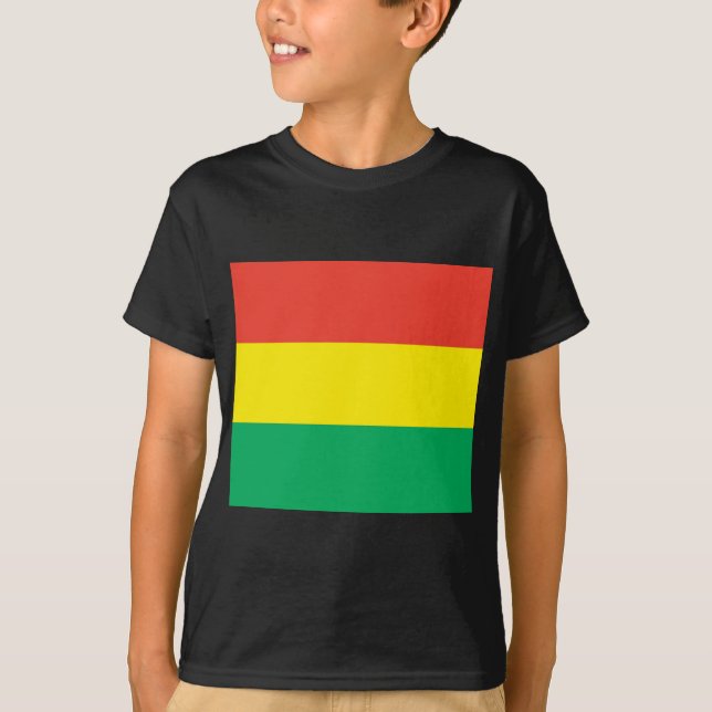 Reggaeflagga T Shirt (Framsida)