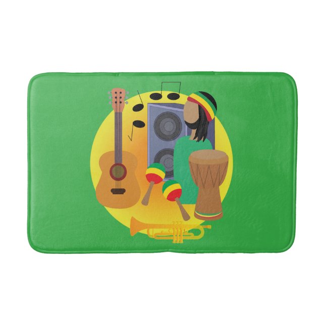 Reggaemusik Badrumsmatta (Framsidan)