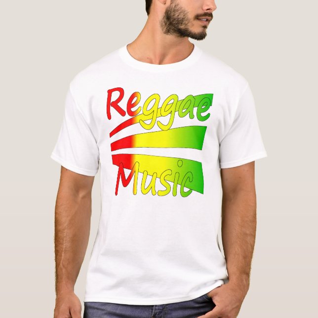 Reggaemusik T-shirt (Framsida)