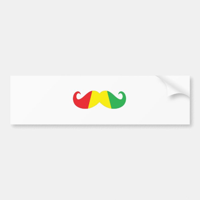 reggaemustasch bildekal (Framsidan)