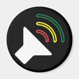 Reggaen lyssnar magneten magnet