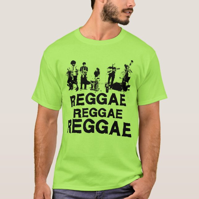 REGGAEREGGAEREGGAE T-SHIRT (Framsida)