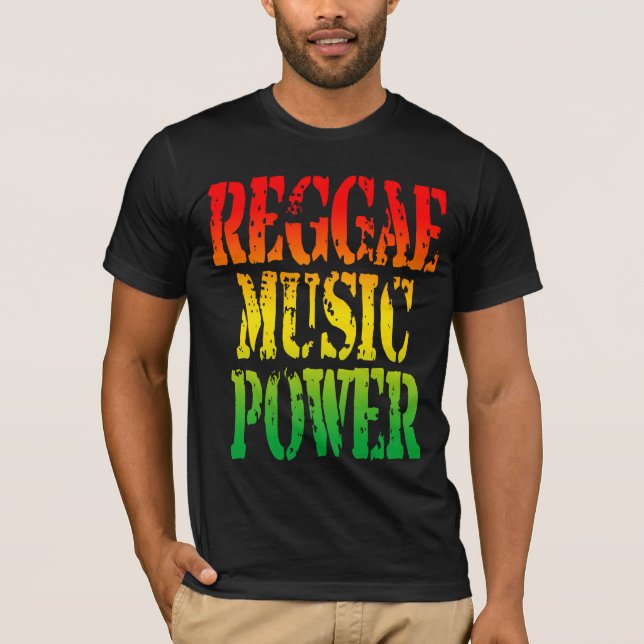 Reggaeskjorta Tee Shirt (Framsida)