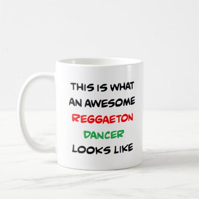 reggaeton, dansare kaffemugg (Vänster)