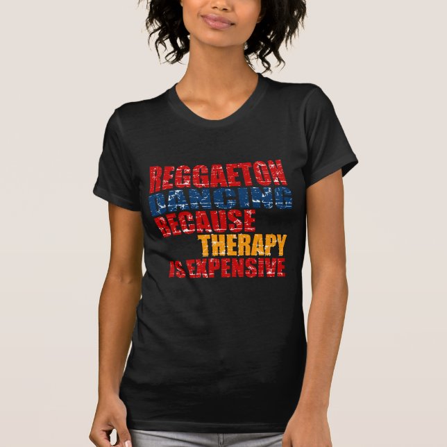 Reggaeton dansdesigner t-shirt (Framsida)
