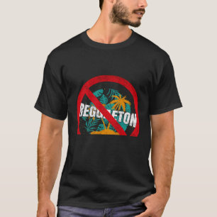 Reggaeton mot människor som är trötta på reggaeton t shirt