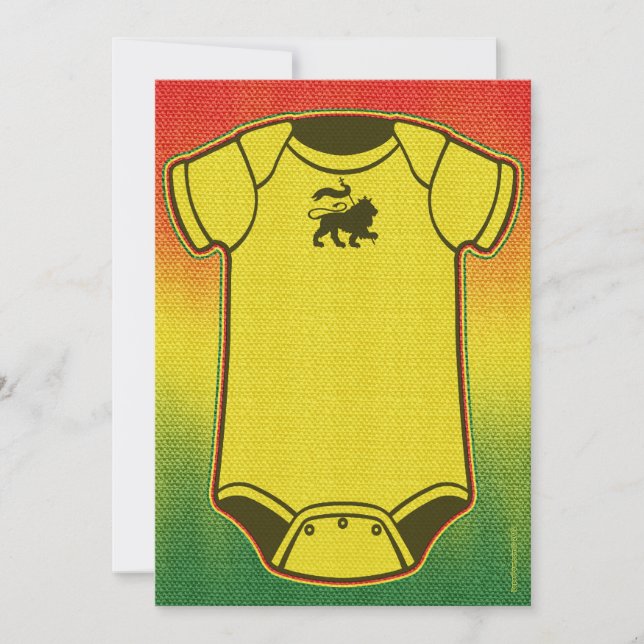 Reggera inbjudningar till babyskor (Framsida)