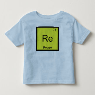 Reggie Namn Kemi Element Periodiska Systemet T Shirt