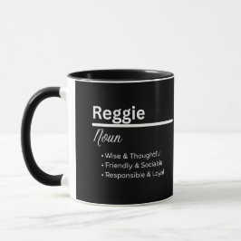 Reggie Pojknamn Definition Personlig Mugg