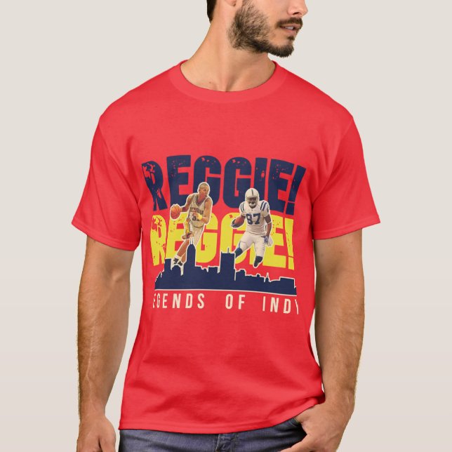 ReggieReggieLegendsofIndy Överstorlek T Shirt (Framsida)