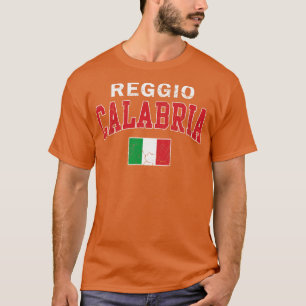 Reggio Calabria Italien Italia Flagga Italia T Shirt