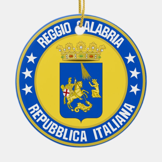 Reggio Calabria Julgransprydnad Keramik (Framsidan)
