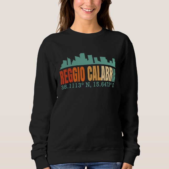 Reggio Calabria Skyline T Shirt (Framsida)