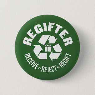 Regifter - motta, utskottsvaran, re-gift. knapp