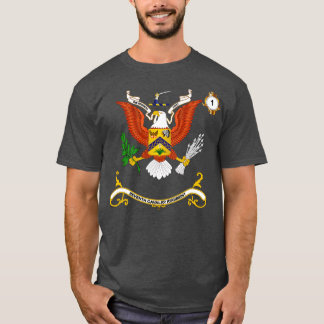 Regimen Färg 1:a bataljonen 7:e Cavalry Regime T Shirt
