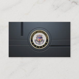Regimental gradbeteckning för AG-kår [3D] Visitkort