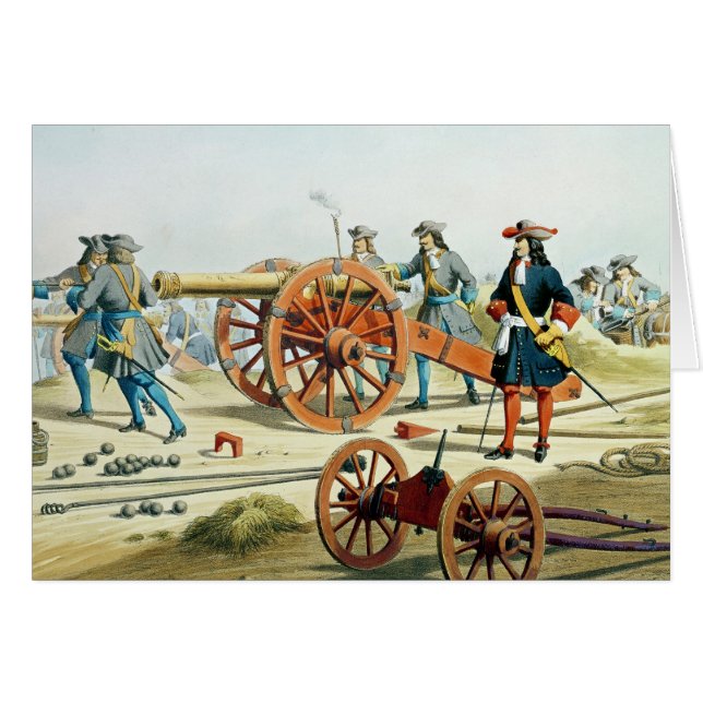 Regimenten av kung Fusilliers Hälsningskort (Framsidan Horizontal)