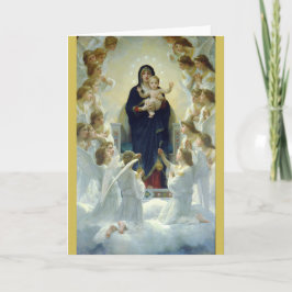 Regina Angelorum ... Bouguereau 1900 Helgkort