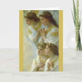 Regina Angelorum, Bouguereau 1900, närmare Änglar Helgkort