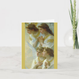 Regina Angelorum, Bouguereau 1900, närmare Änglar Helgkort