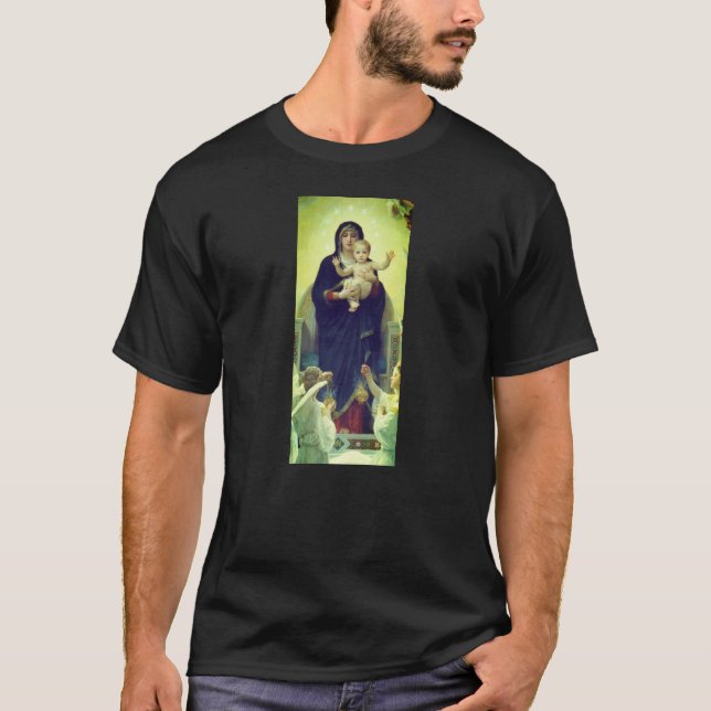 Regina Angelorum - William-Adolphe Bouguereau T Shirt (Framsida)